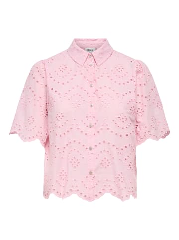 ONLY Valais Bluse in Pink Lady