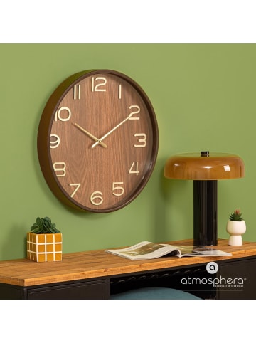 Atmosphera Créateur d'intérieur Wanduhr in braun