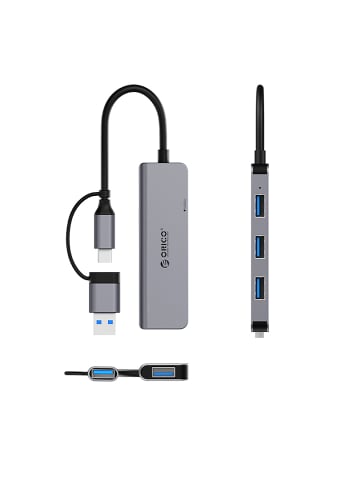 Orico YSA5-U3 USB-A/USB-C 4-Port Dockingstation