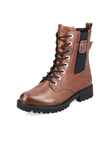 remonte Schnür-Stiefeletten für Damen in unifarben in uni