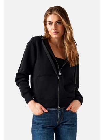 Guess Sweatjacke 'New Scuba' in schwarz