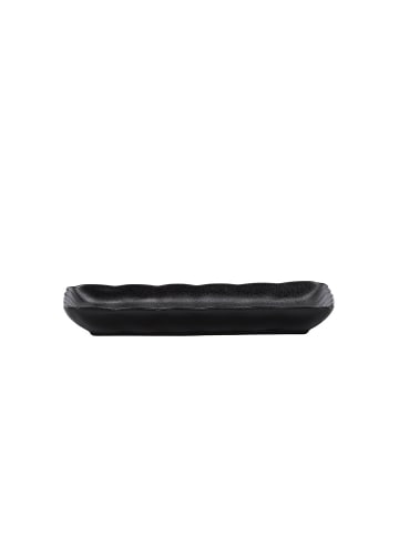ebuy24 Teller WabiSabi 2er Set Schwarz 2er Set