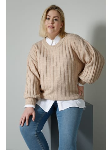 Sara Lindholm Pullover in champagner