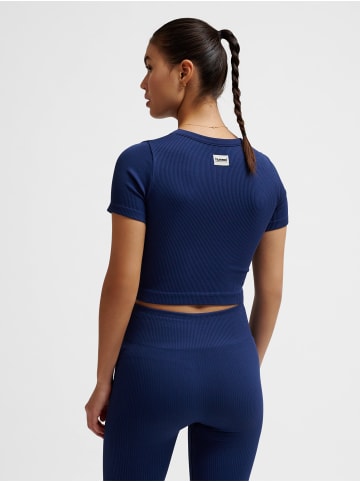 Hummel T-Shirt Hmlpulse Damen in DRESS BLUES