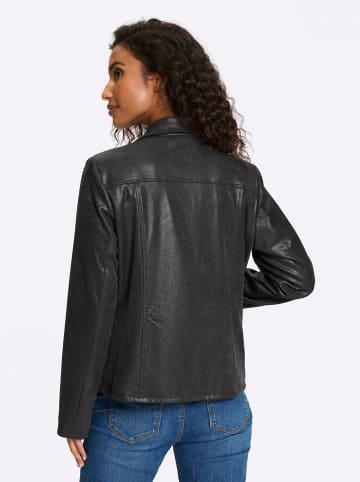 Heine Lederimitat-Jacke in graphit