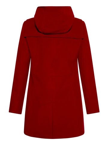 Gil Bret Dufflecoat mit Kapuze in Dunkelrot