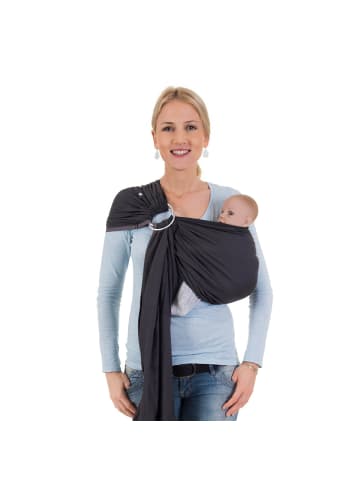 Hoppediz Babytragetuch Ring-Sling in London grau