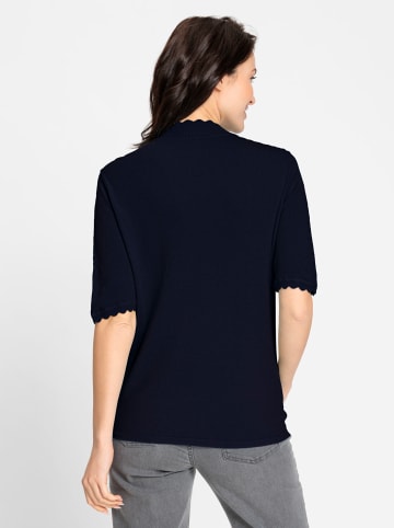 WITT WEIDEN Stehkragen-Pullover in marine