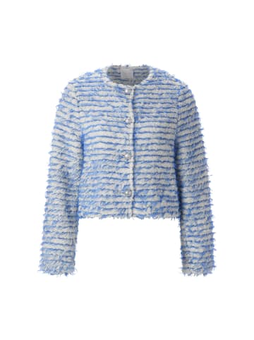 Rich & Royal Short Fancy Jacket in Dusty Blue
