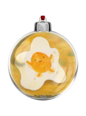 Mr. & Mrs. Panda plastik weihnachtskugel Spiegelei Ei Design ohn... in Weiß