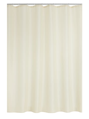 RIDDER Duschvorhang Textil Uni soft-cream