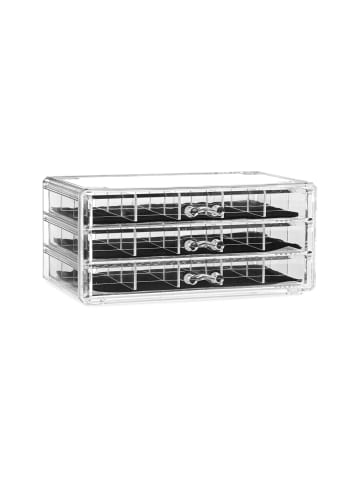 relaxdays Makeup Organizer in Transparent