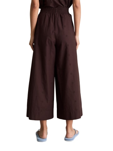 Marc O'Polo DENIM Broderie-Anglaise-Hose wide in Burnt Aubergine