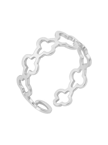 Steel_Art Fingerring Damen Pilus silberfarben in silberfarben poliert
