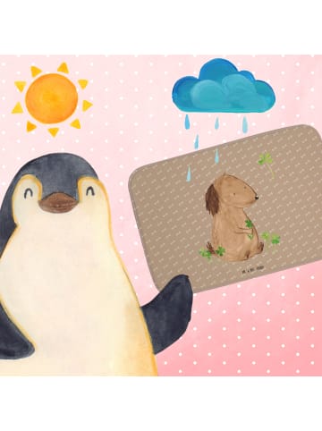 Mr. & Mrs. Panda Badematte Hund Kleeblatt ohne Spruch in Hundeglück