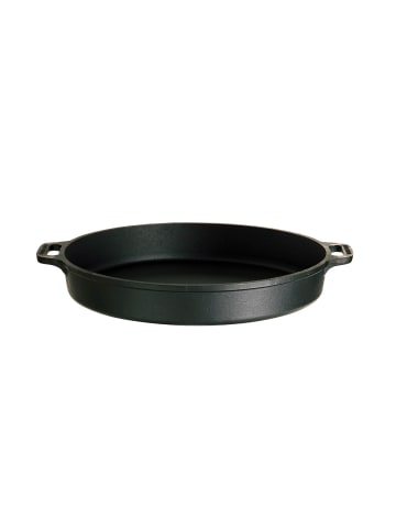 GAUMENKICK Grillpfanne aus Gusseisen in schwarz - D: 50cm