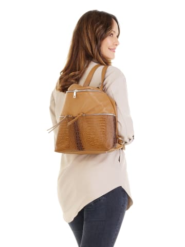 Samantha Look Schultertasche in cognac