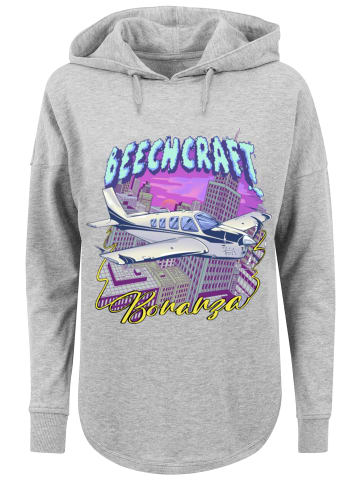 F4NT4STIC Oversized Hoodie Beech Skyline in grau