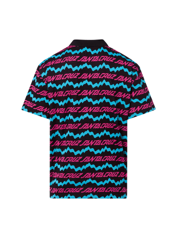 Santa Cruz Poloshirt Slime Drip in schwarz blau