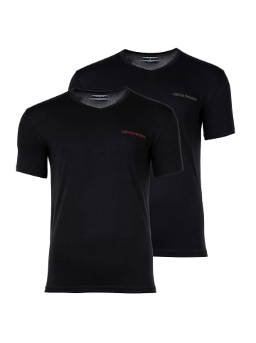 Emporio Armani T-Shirt 2er Pack in Schwarz