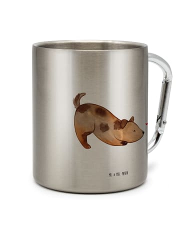 Mr. & Mrs. Panda Thermobecher Hund Marienkäfer ohne Spruch in Silber