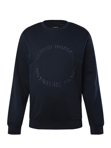 Men Plus Sweatshirt in navy blau