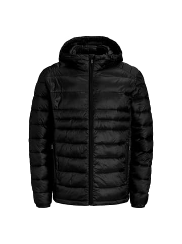 Jack and Jones JJEKINGSLEY Light Puffer Hood NOOS in Schwarz