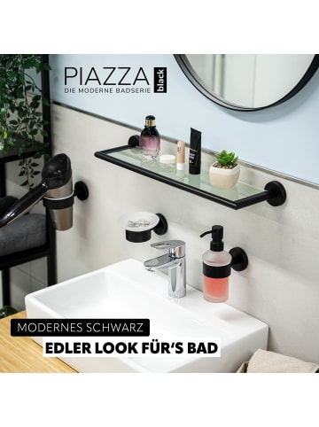 bremermann Glasablage Piazza Black ca. 54 x 6 x 14 cm (B/H/T)
