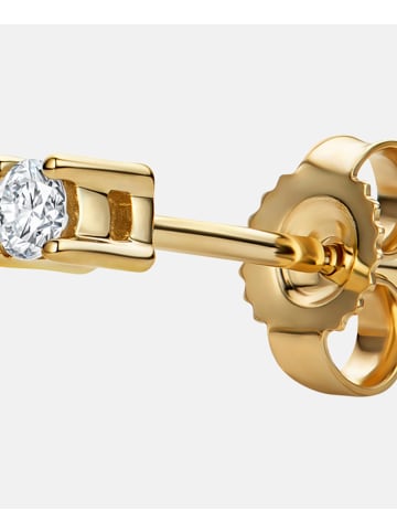 Diamant L'éternel Ohrringe aus 585 Gelbgold mit 0.1 Karat Diamant