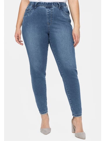 sheego Stretch-Jeans in light blue-denim