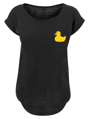 F4NT4STIC Long Cut T-Shirt Yellow Rubber Duck LONG in schwarz