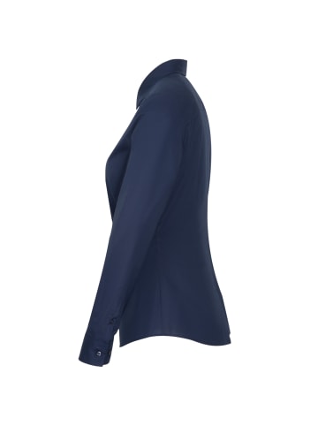 Seidensticker Hemdbluse Slim Fit in Dunkelblau