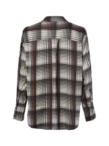 Someday Bluse Zebecca in anthrazit ecru - 0001