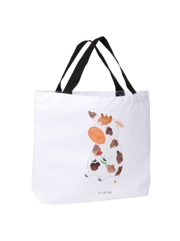Mr. & Mrs. Panda Schultasche Kuh ohne Spruch in Weiß