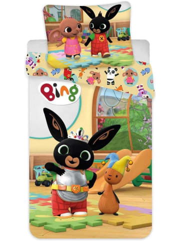 BrandMac Jerry Fabrics Bunny Bing Kinder Bettwäsche Set 100x135 + 40 x 60 cm