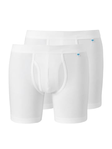 Schiesser Long Short / Pant Long Life Cotton in Weiß