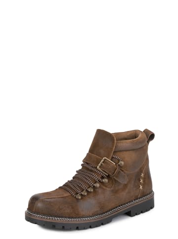 Stockerpoint Stockerpoint Trachtenstiefel Tiago in hellbraun gespeckt