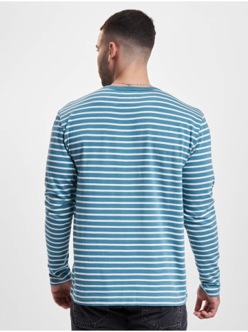 WOOD WOOD T-Shirt in brightblue/offwhitestripes