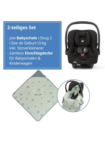 Joie Babyschale i-Snug 2 i-Size ab Geburt-13 kg in schwarz,gruen