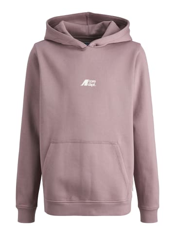 JACK & JONES Junior Hoodie 'Tier Print' in lila