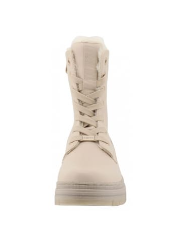 Tom Tailor Schnürstiefel  in Beige