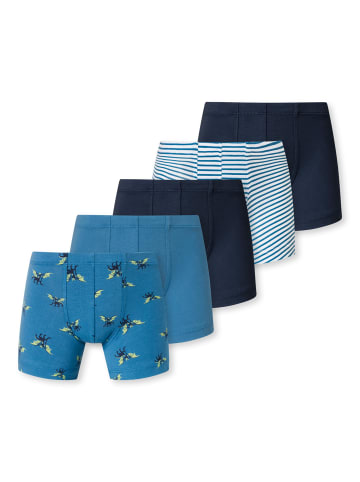 Schiesser Retro Boxer 95/5 in dunkelblau, blau