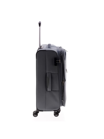 Gladiator 2000 4 Rollen Trolley 68 cm mit Dehnfalte grey