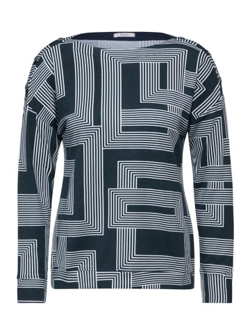 Cecil Langarmshirt in deep petrol