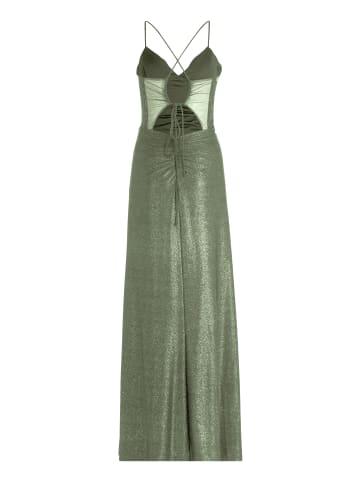 Vera Mont Abendkleid im Glitzer-Look in Green/Green