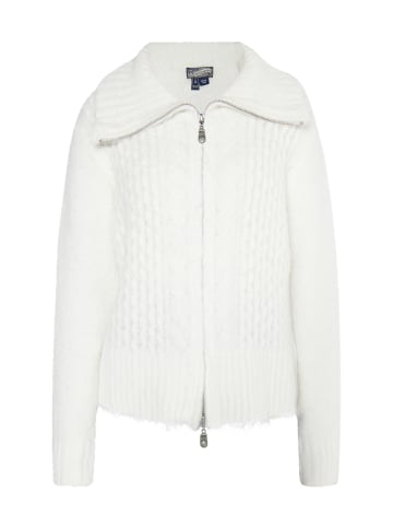 DreiMaster Damen Strickjacke in Weiss