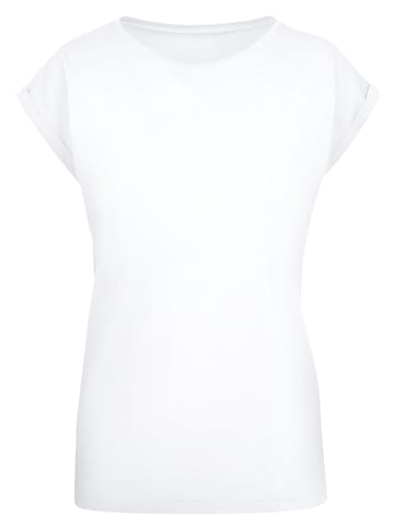 F4NT4STIC Extended Shoulder T-Shirt Discover the world in weiß