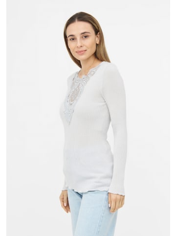 TOOCHE Langarmshirt "Seraphina Chic" in grau