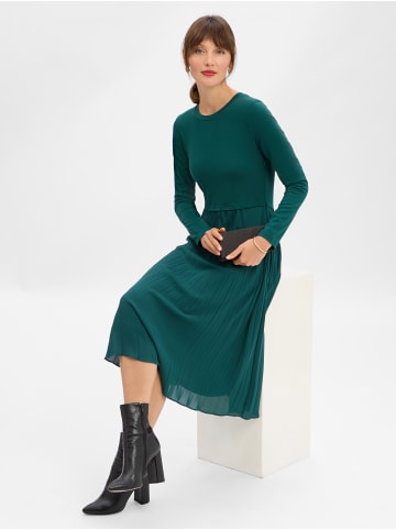 Ambiance Plisseekleid in tanne - 0002