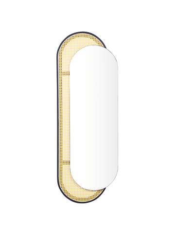 Beliani Wandspiegel CREIL in /Schwarz - (W) 51 x (H) 143 x (L) 5 cm